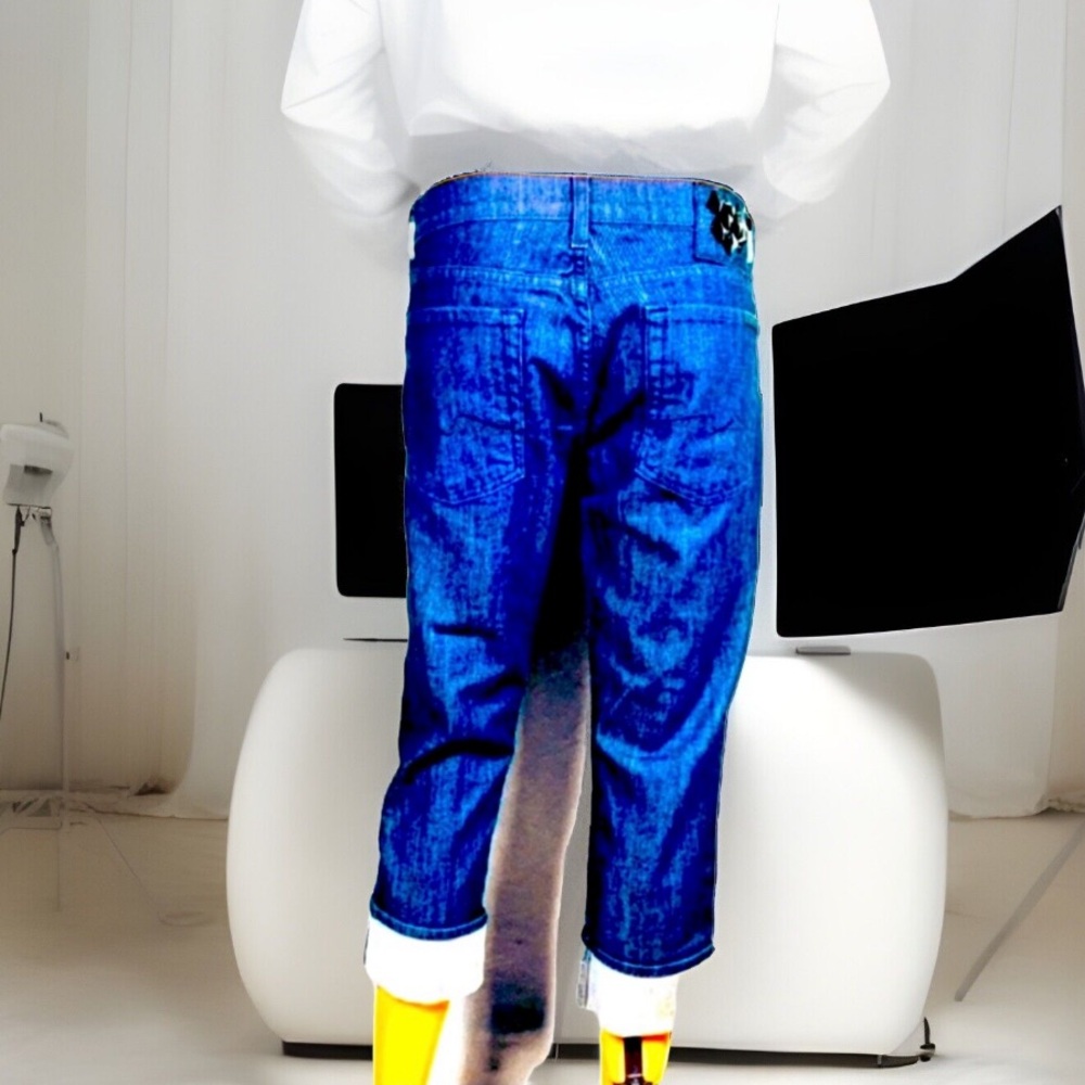 7 For All Mankind Roxanne Crop Jeans - Picture 3 of 6